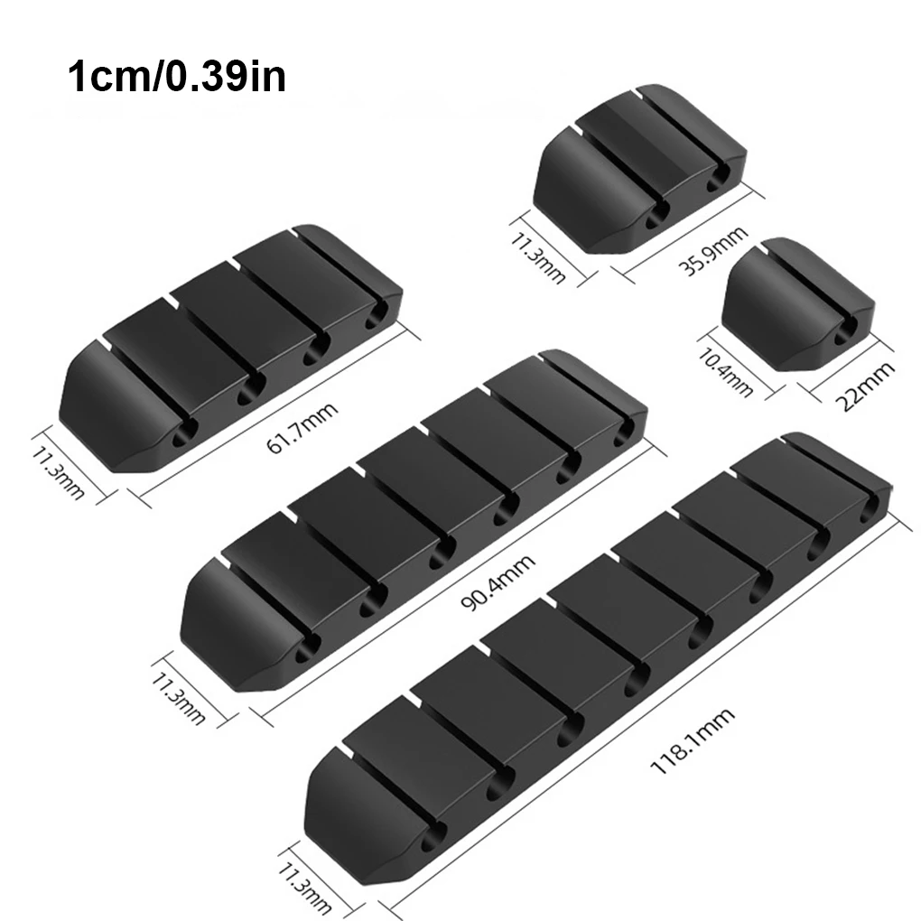 Cable Organizer Wire Management Clip Holder Headphone Computer Winder
