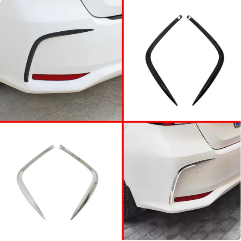 

For Toyota Corolla E210 2019 2020 2021 2022 Car Styling Rear Fog Light Eyebrow Cover Trim Stick Frame Stick 2PCs