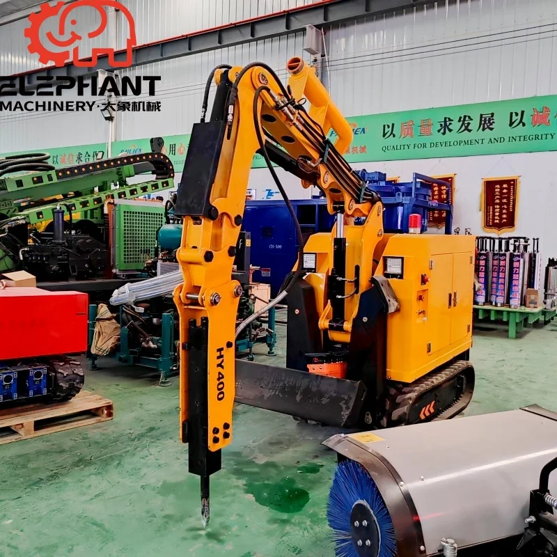 Multi Purpose Demolition Robot for Bridge Tunnel and Quarry Work with Extreme Breaking Force