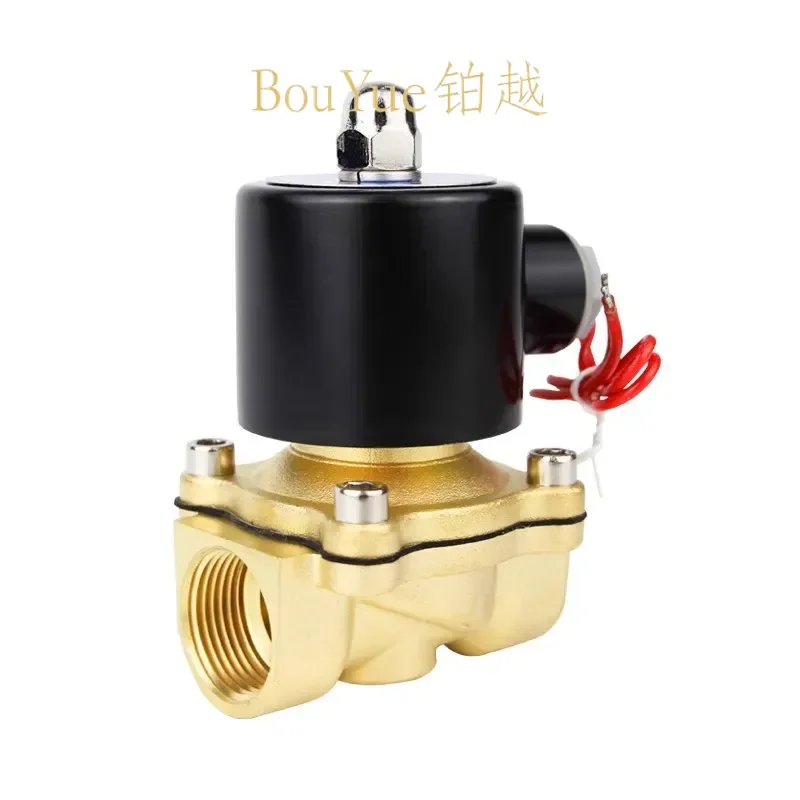 for 2W Copper Solenoid Valve Water Air Valve 2 3 4 6 Minutes 1 Inch DN08 AC220V DC24V