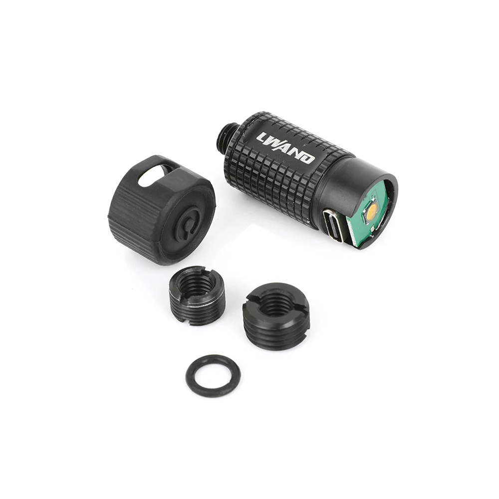 Archery Bow Sight Device Aiming Light 3 Gear LED Adjust Screwed-Fitting 6/9/11mm Rechargeable for Compound Bow Sight Accessories