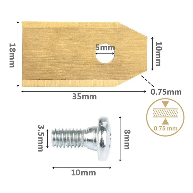 Imagem -06 - Aparador de Lâmina Cortador de Grama Cortador de Grama Substituição Trimmer Peça para Husqvarna Automower Jardim Robótico Cortador de Grama Ferramentas 30 Peças