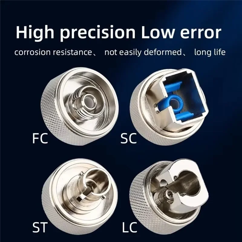 For SC FC ST LC OTDR Fiber Optic Adaptor C9 Transfer Connector for Optical Time Domain Reflectometer FTTH Fiber Network Testing
