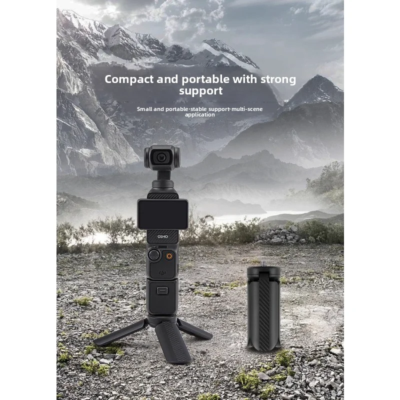 مناسبة لـ DJI Pocket 3/2 حامل ثلاثي القوائم Osmo Mini المحمول مع برغي 1/4، مناسب للكاميرات الرياضية المختلفة #6