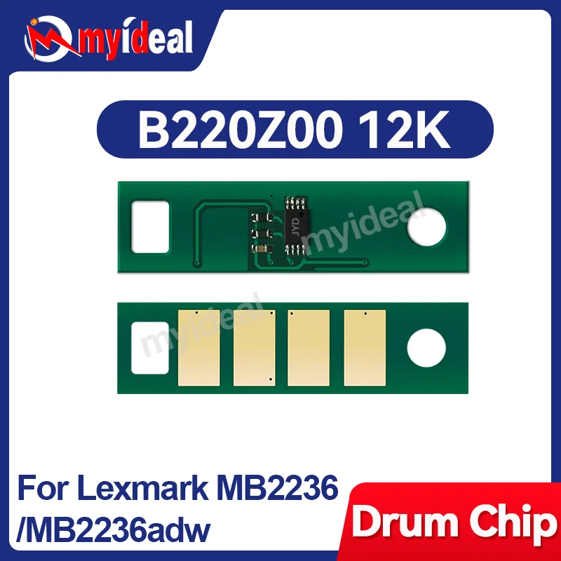 

12k B220Z00 Drum Chip B222000 B223H00 B222H00 toner chip For Lexmark B2236 MB2236 MB2236adw B2236adw Image Unit Chips Reset