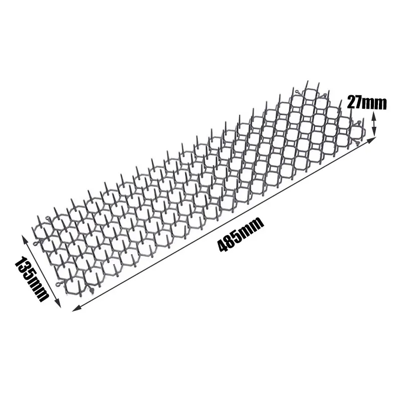 1Pc 13cmx49cm Garden Prickle Strip Dig Stop Cat Repellent Deterrent Mat