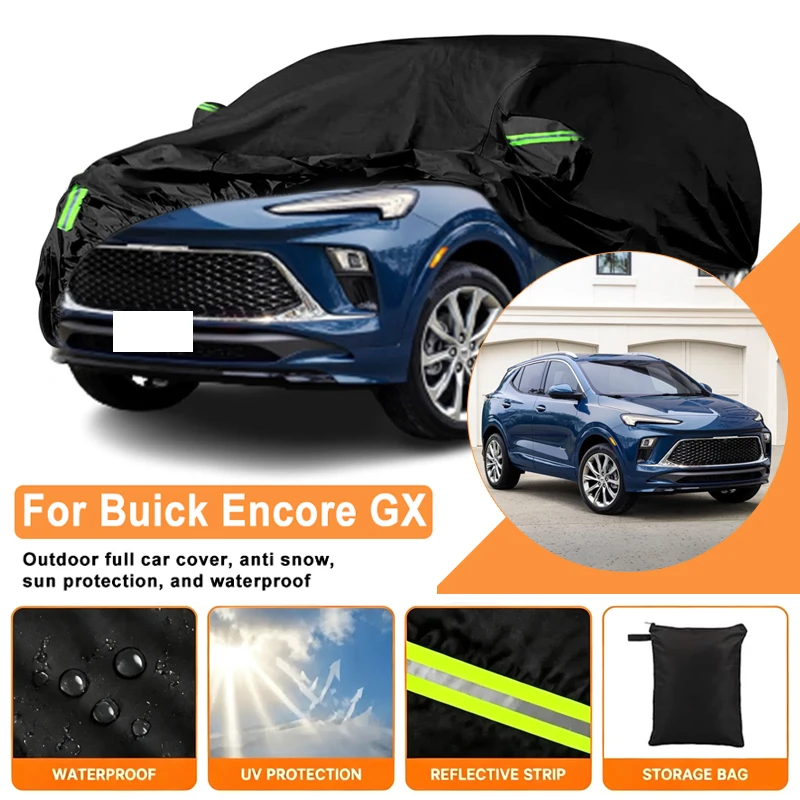 Waterproof Car Cover For Buick Encore GX 2020-2026 Outdoor Full Car Cover Wind Sun UV Dust Rain Snow All Weather Protection