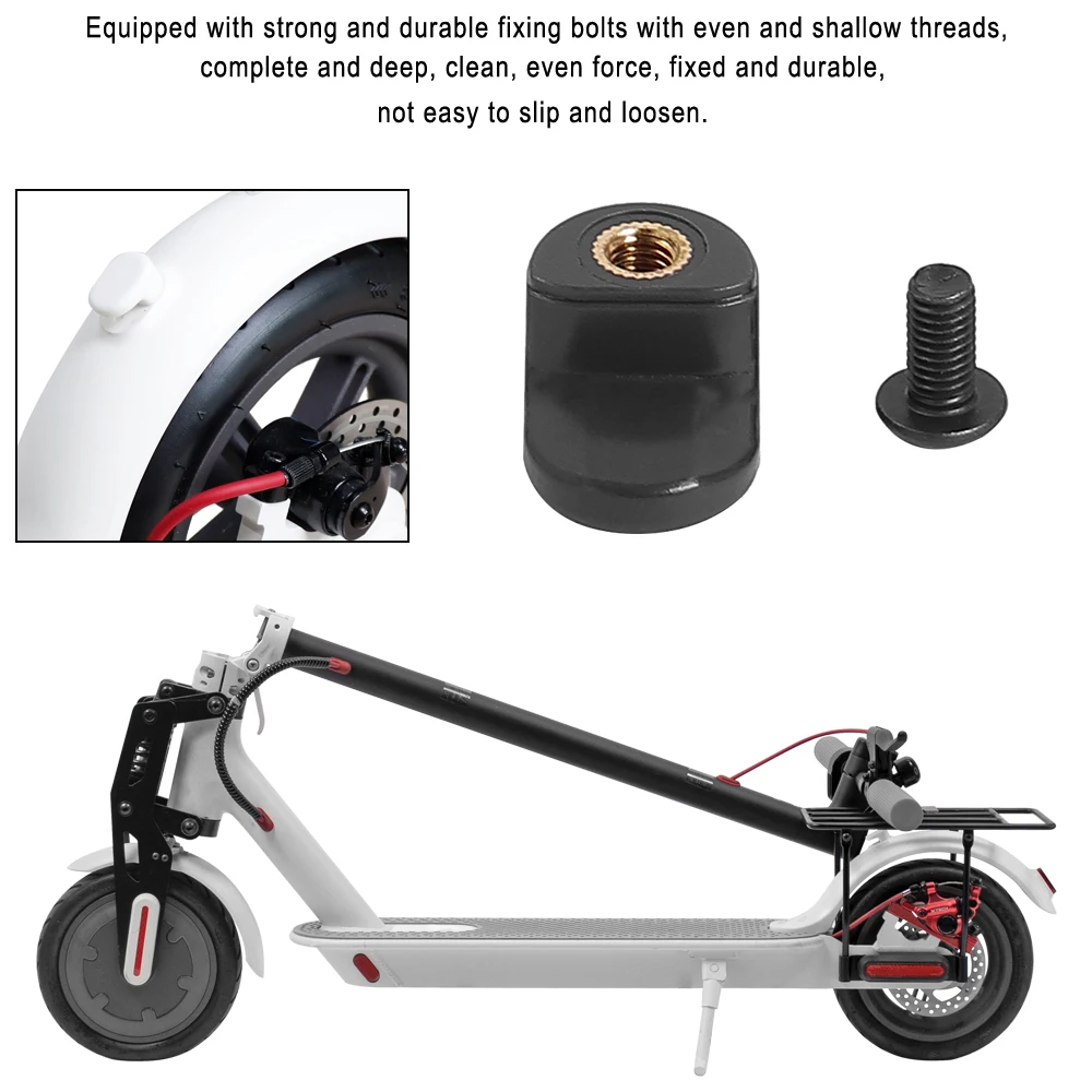Electric Scooter Rear Fender Hook For Xiaomi M365 Pro 1s Skateboard Folding Force Hook Accessories Mudapron Screw Parts