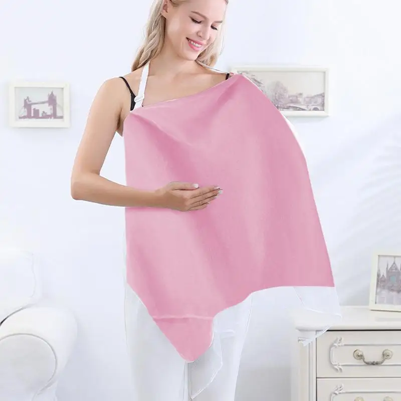 Poncho de lactancia transpirable para mujer, cubierta suave de 360 grados, delantal de lactancia