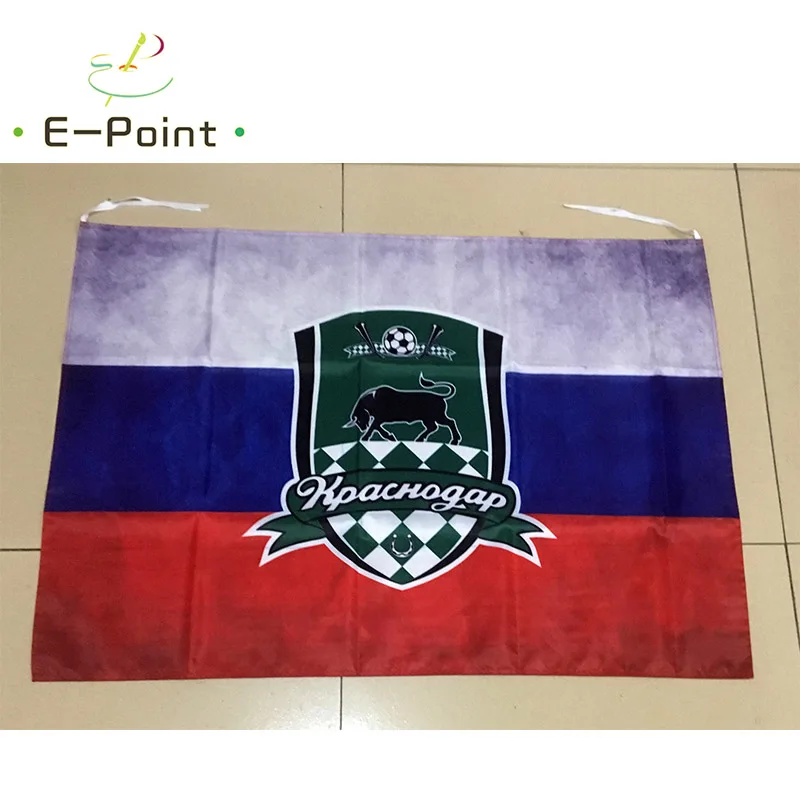 

FC Krasnodar Flag 2x3ft (60x90cm) 3x5ft (90x150cm) Decoration Banner for Home and Garden