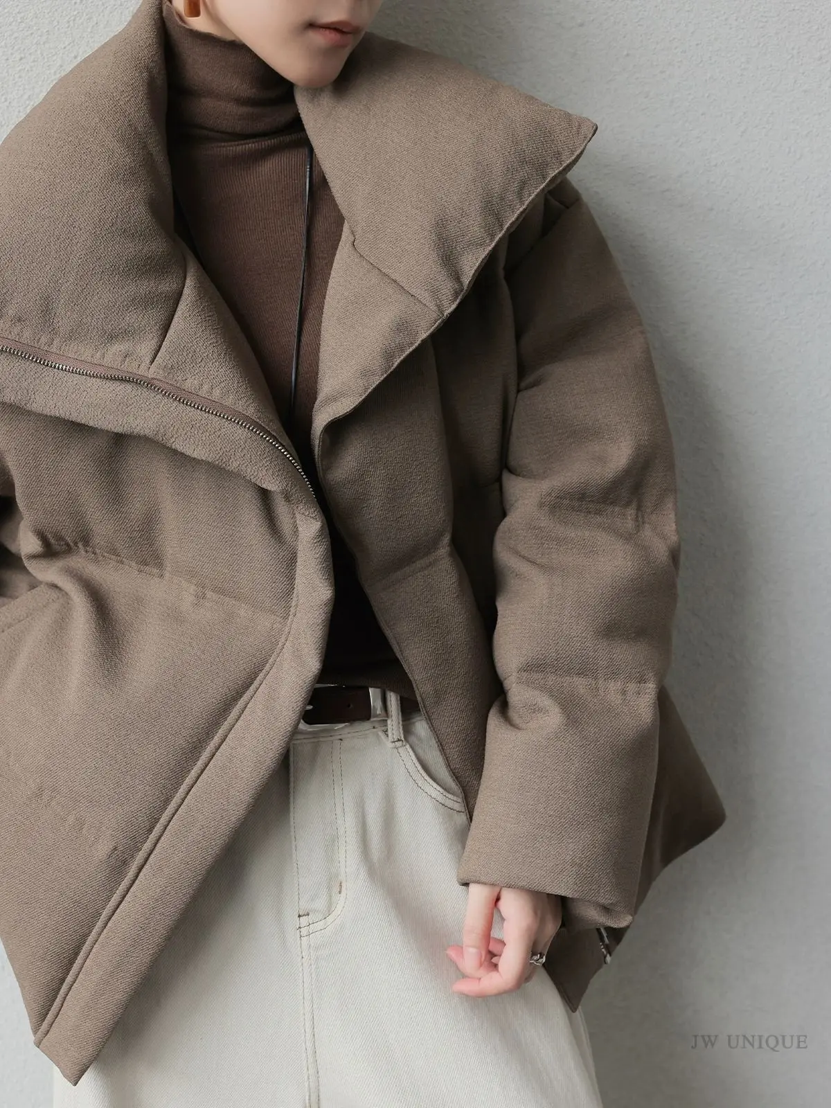 الراقية مزاجه الدافئة كبيرة التلبيب الخبز الملابس النسائية الشتاء سميكة الملابس القطنية الدافئة ملابس قطنية الموضة #3