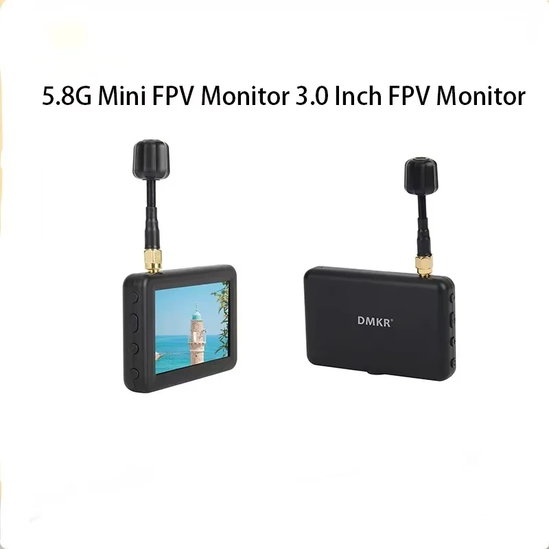 

Drone Monitor 5.8G 40CH 3 Inch LCD 16:9 480x320 Auto Search FPV Monitor Build-in Battery For RC Multicopter FPV Drone Part