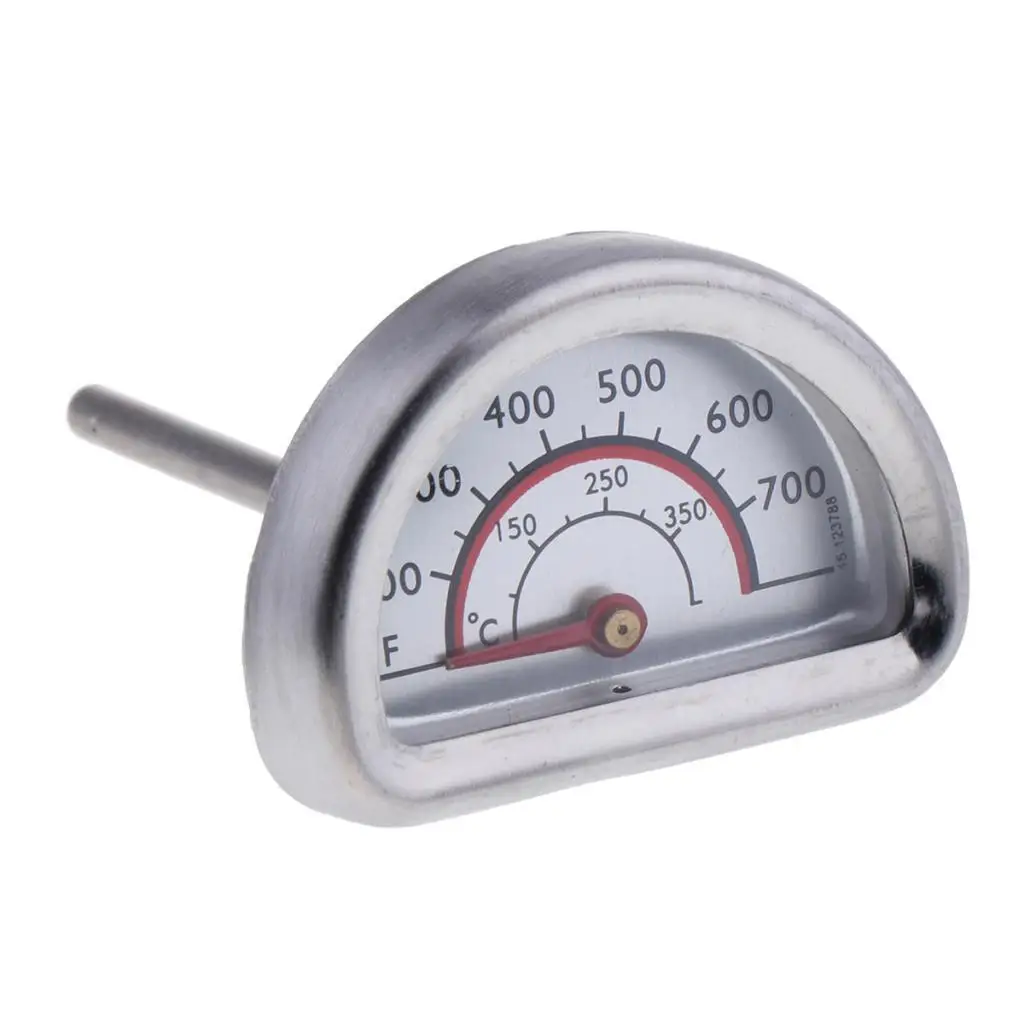 Semicircle BBQ Thermometer Gauge Oven Bimetal Thermometer for Baking 0℃-350℃