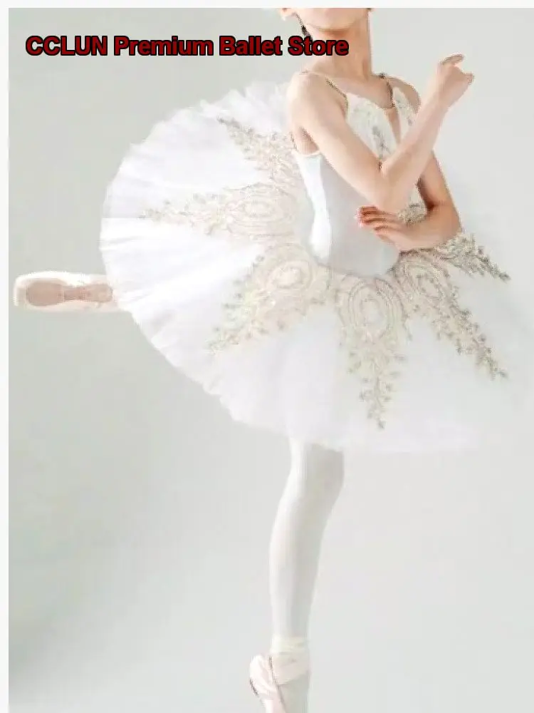 children's-little-swan-dance-costume-white-girls'-tutu-performance-outfit-performance-costume-kids