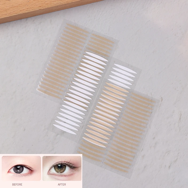 400Pcs/10 Sheets Invisible Double Eyelid Tape Self-Adhesive Transparent Eyelid Stickers Waterproof Fiber Stickers For Eyelid