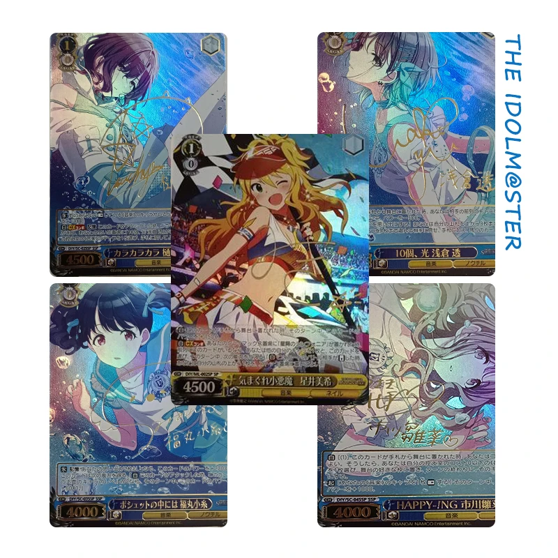 

Японское аниме THE IDOLM@STER Домашняя работа «сделай сам» Hoshii Miki Kisaragi Chihaya Shijou Takane Коллекционная карта игрушки в подарок