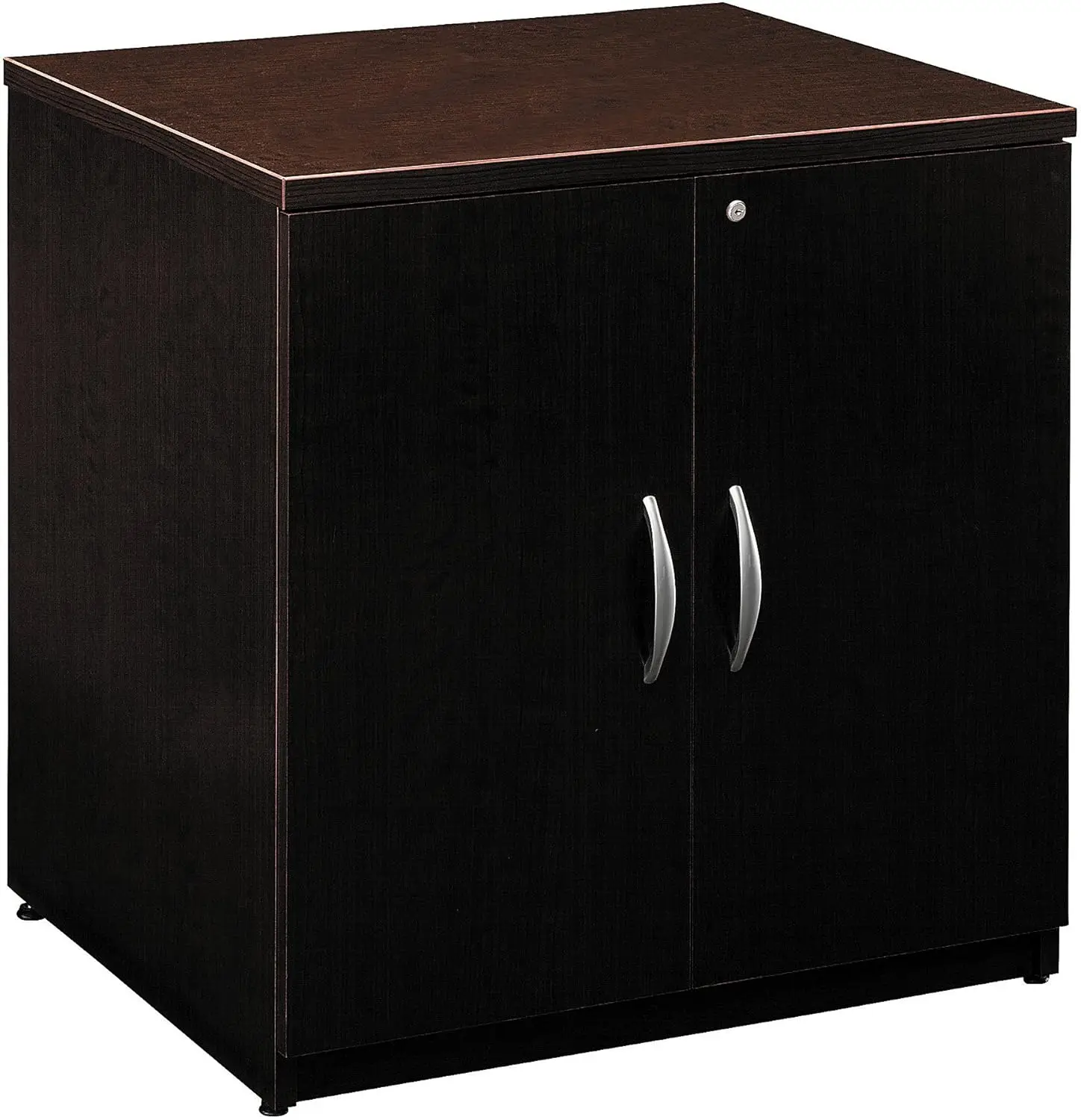 

Bush Business Furniture Series C Storage Cabinet with Doors in Mocha Cherry,2 Door Accent Chest for Home and Professional Office