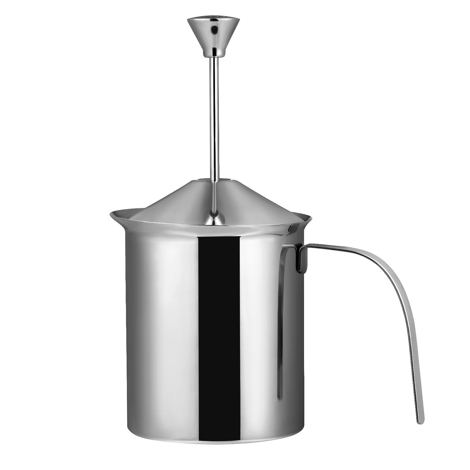 

Hemoton 304 Stainless Steel Milk Foamer Double Layer Filter Screen Manual Milk Frother Cappuccino Latte Coffee Pitcher Kitchen U