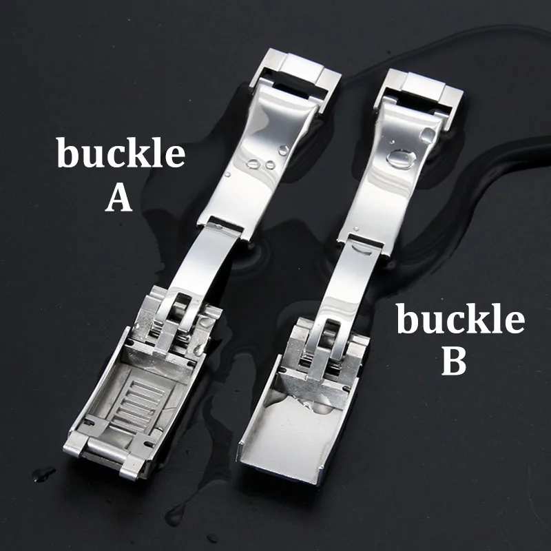 9x16mm 9x9mm Stainless Steel Buckle for Rolex Daytona Submariner GMT Metal Adjust Fine-tuning Pull Watch Clasp Buckle Accessory