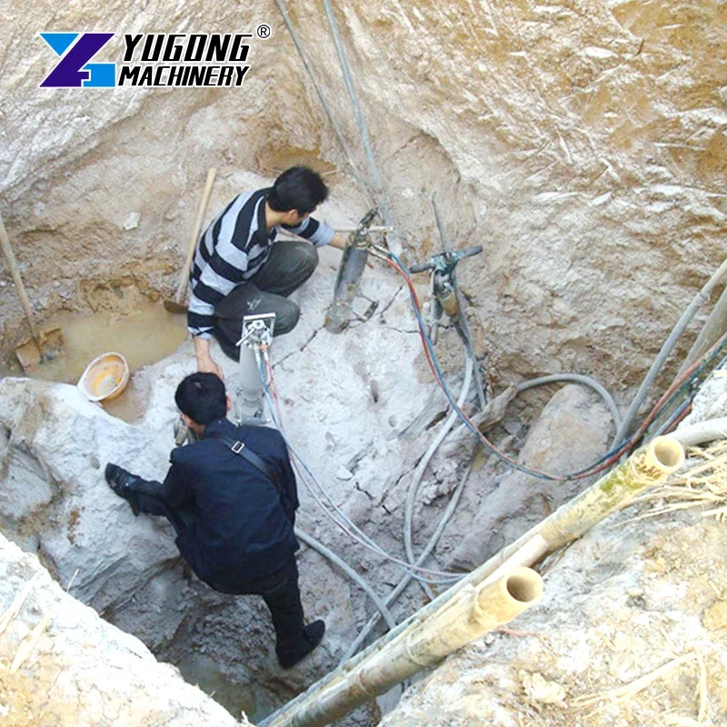 

YG Индивидуальный заказной портативный гидравлический дизельный раскалыватель камня (хит продаж)