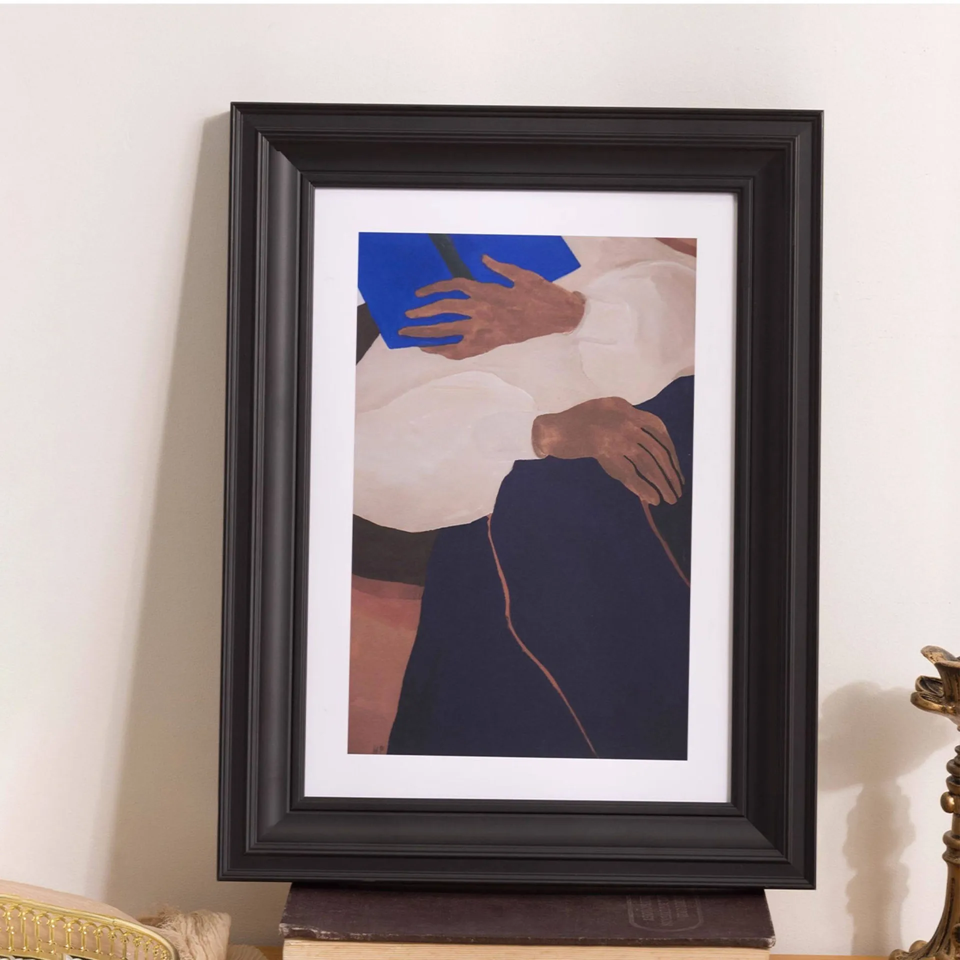 Black Vintage Picture Frame Wall-mounted Empty Frame Simple Sophisticated Art Photo Customized Marco De Fotos Home Decorations