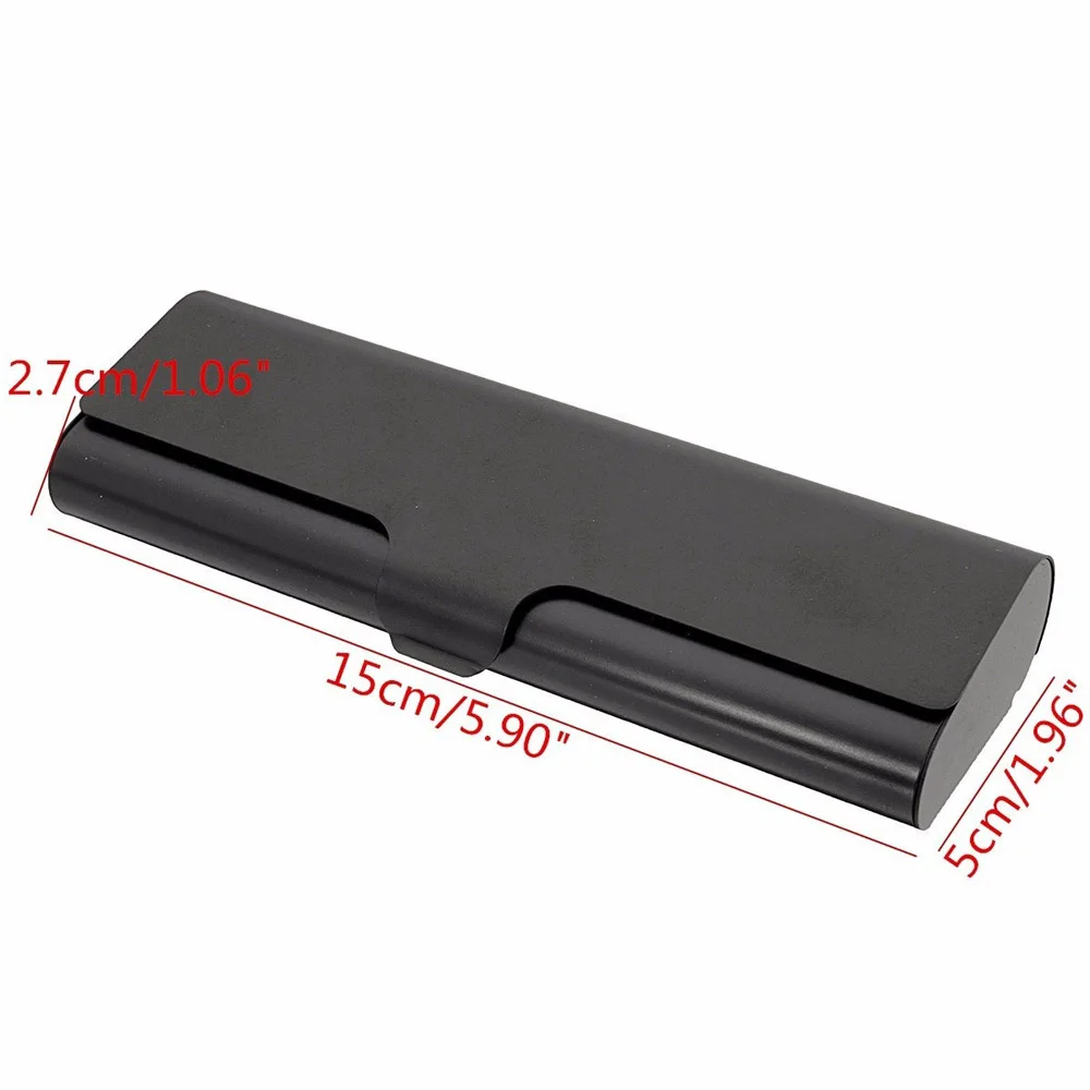 Protable Travel Metal Matte Holder Hard Eyeglasses Case Glasses Box Spectacles Protection Box Glasses Protection