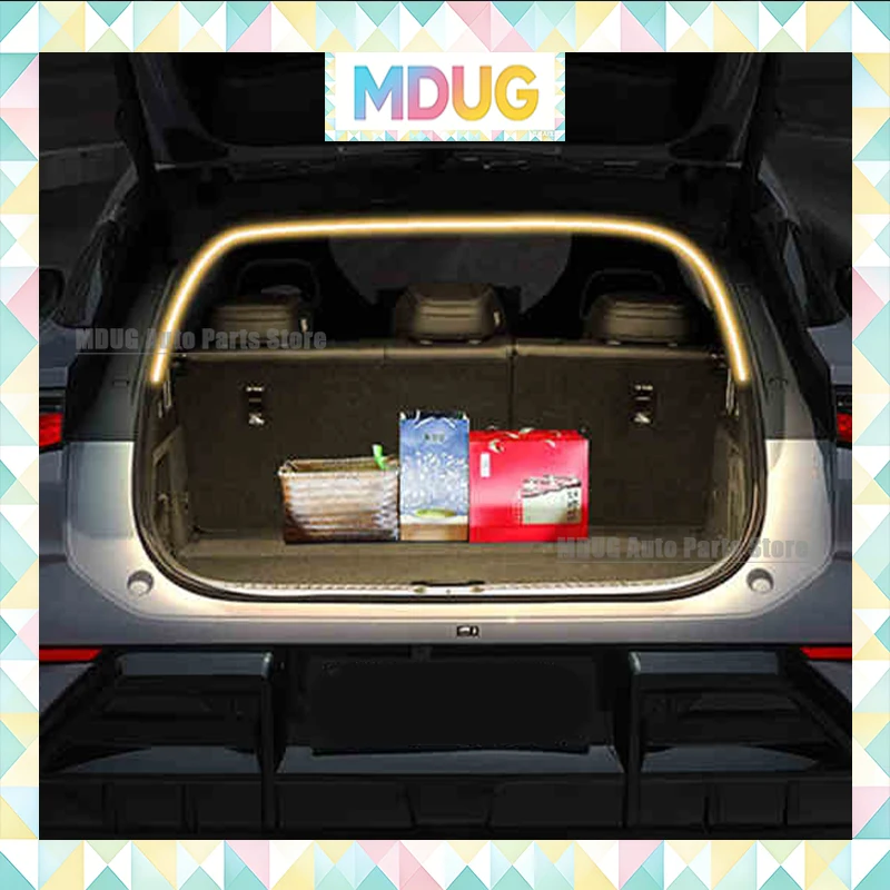 For Hyundai Palisade 2018 2022 2025 Car Trunk Atmosphere Multi Function Lamp Ambient Lighting LED Strip Light Accessories Kit