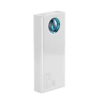 For Amblight Digital Display 30000mAh Quick 65W Mobile Charger Power Bank  Baseus