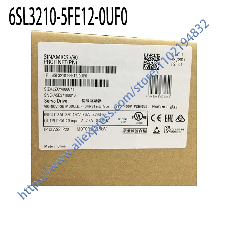 

Brand New Original 6SL3210-5FE12-0UF0 6SL3 210-5FE12-0UF0, One Year Warranty, Fast Shipping