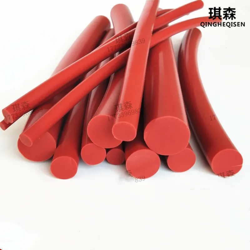 RED Diameter 1 1.5 2 3 4 5 6 7 8 9 10 mm Silicone Rubber Rod Silicon Cord Silicone Bar