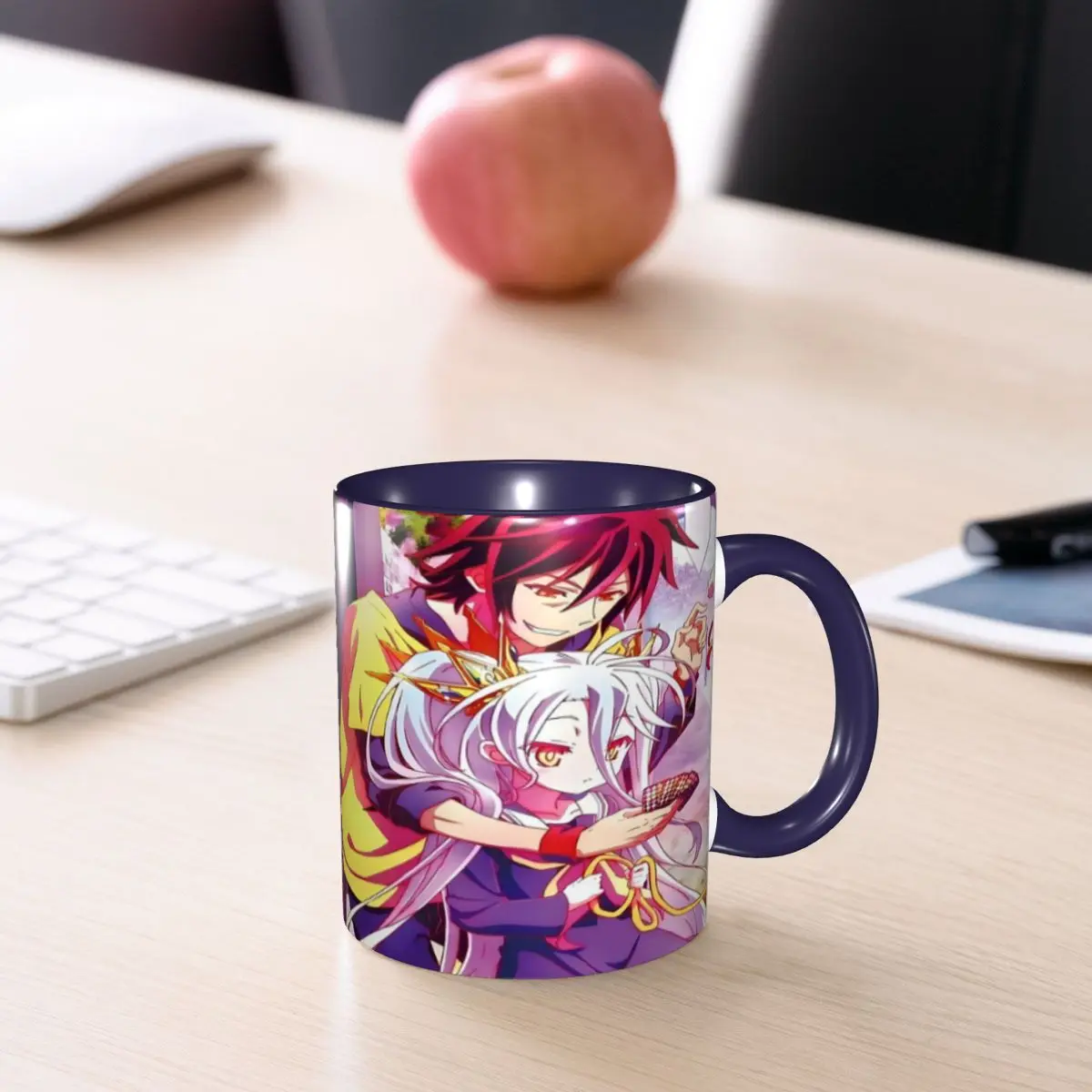 No Game No Life Zero Cover Image Mug Funny Ceramic Coffee Cups Tea Mugs Milk Cup Drinkware Gifts for Woman Man