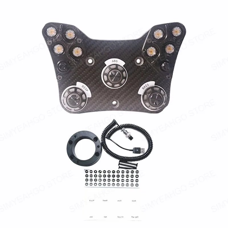 Rally HUB dla kierownic simracingu PC, Plug and Play, bez konieczności instalacji sterowników, przyciski zapewniające realistyczne wrażenia jazdy dla Fanatec, Logitech, MOZA