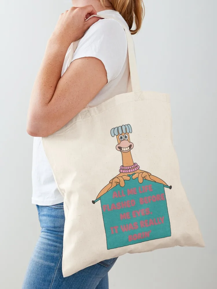

Chicken Run Babs Knitting Tote Bag Shopper bag custom canvas bag Cloth Women's handbag