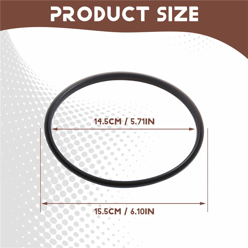 YCOC-Pot Lid Sealing Ring For Monsieur Cuisine Plus Mixers Accessories Cooking Tool Protective Rings Seal Gaskets Replacement