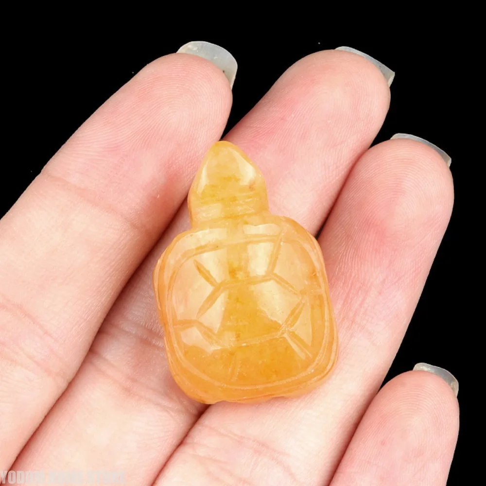1PC Natural Crystal Rose Quartz Tortoise Amethyst Opal Animals Healing Stone Home Decor Fish Tank Crafts Small Decoration