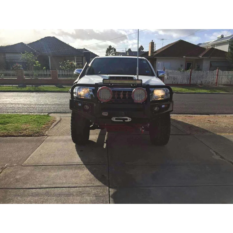Powder Coated Steel Bull Bar Front Bumper Fit For Hilux Revo Vigo