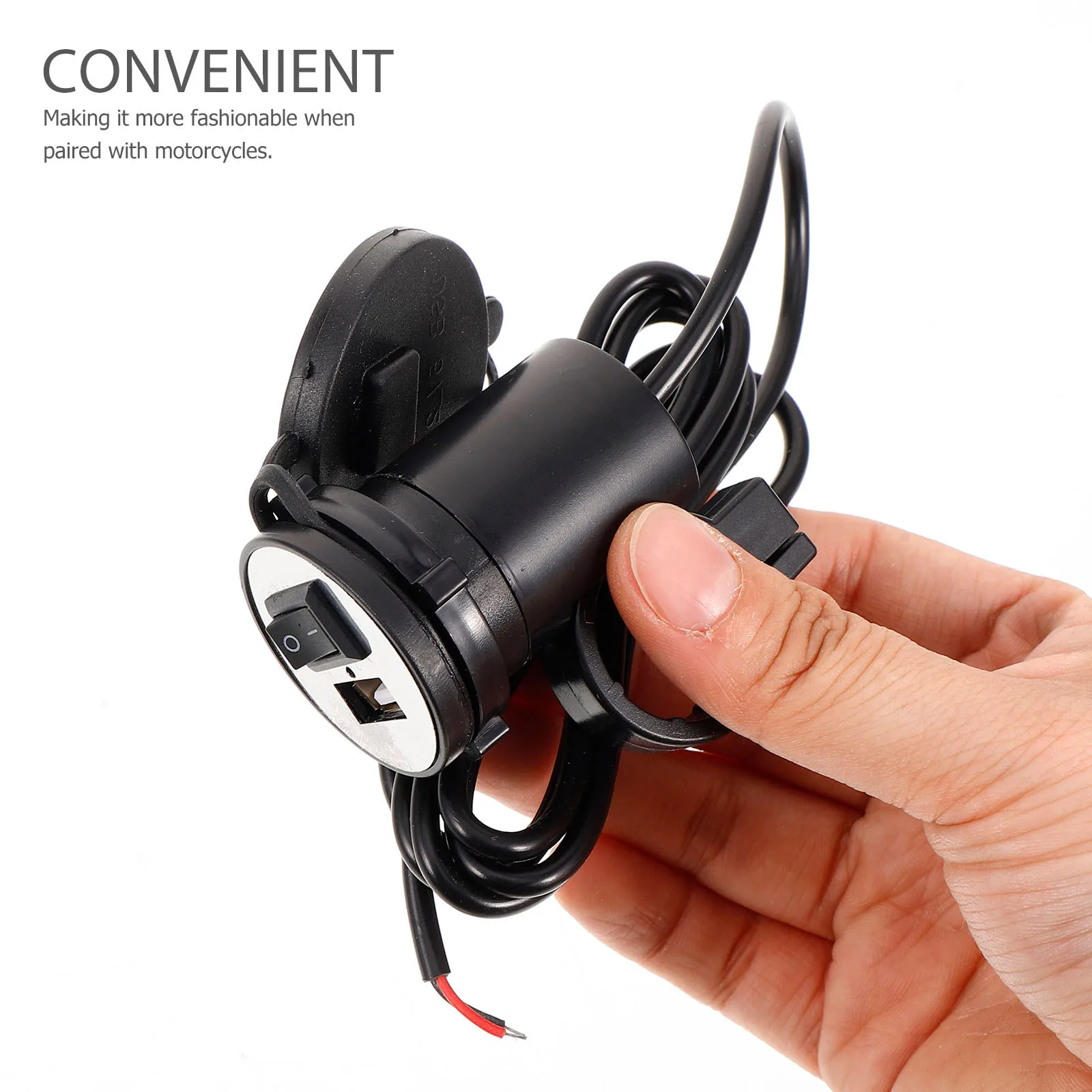 

Motorcycle USB Efficient Fast Charge Easy Install Motorbike Phone Motorcycle Accessories USB Adapter