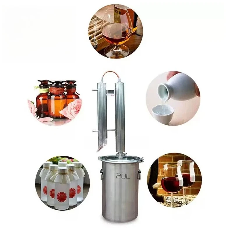 60L Copper Distiller for Alcohol Home Manufacturing Sales Household Essentials
