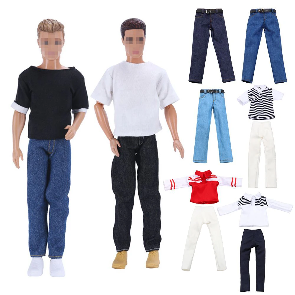 1/6 Doll Clothes Doll Daily Wear Casual Suit Outfit Pants Wedding Party Suit Prince Male Doll Clothes for 30cm Doll Accessories