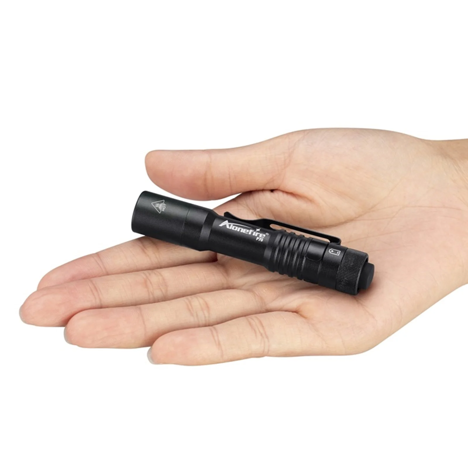 Lampe torche portable Alonefire P70 3W, mini lampe de poche en alliage d'aluminium, pour la randonnée, les voyages, la pêche, le travail, les situations d'urgence
