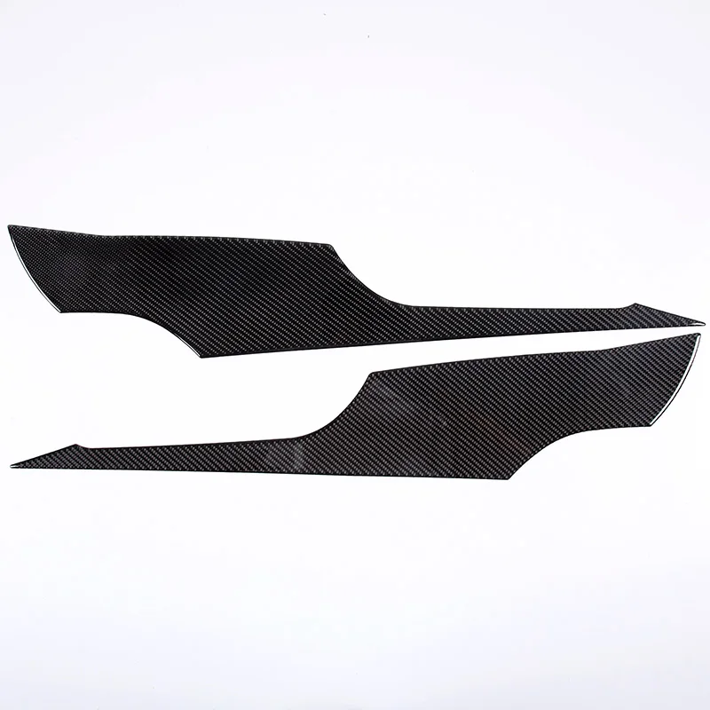 For 2006-2011 Mitsubishi Eclipse Soft Carbon Fibre Car Car Door Anti-kick Panel Sticker Trim Car Interior Protection Accessories