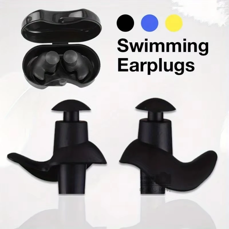 

Swimming Earplugs Waterproof Reusable Silicone Ear Plugs Diving Plugs For Water Surf Showering Bathing Accessories