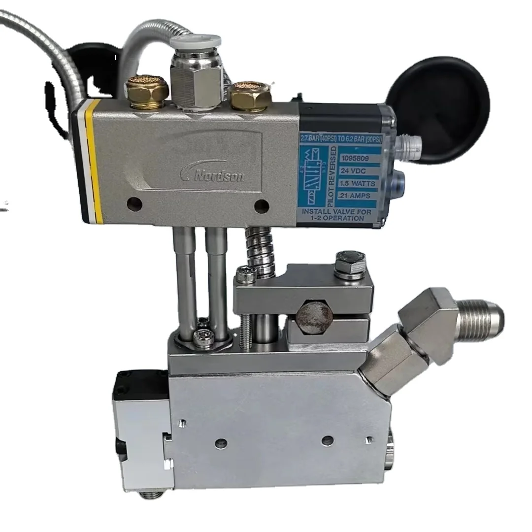 

8517895 Dinspensering Spray Hot Melt Glue Machine Automatic Beaded s with Stripe Line Spiral Nozzle Hot Melt Spray