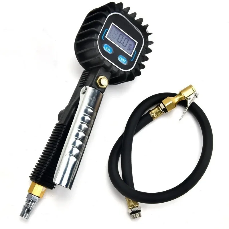 High-precision automobile tire tire pressure gun digital display electronic inflator pressure meter tire pressure monitor high-