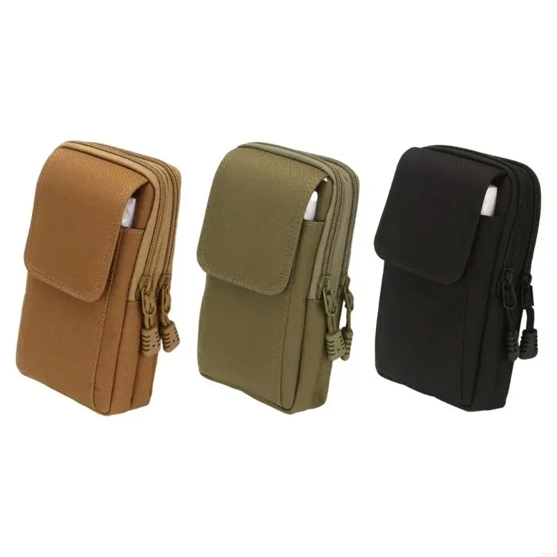 

Men Vertical Waist Pack Oxford Fabric Phone Holder Belt Bag For Travel Outdoor 20CA