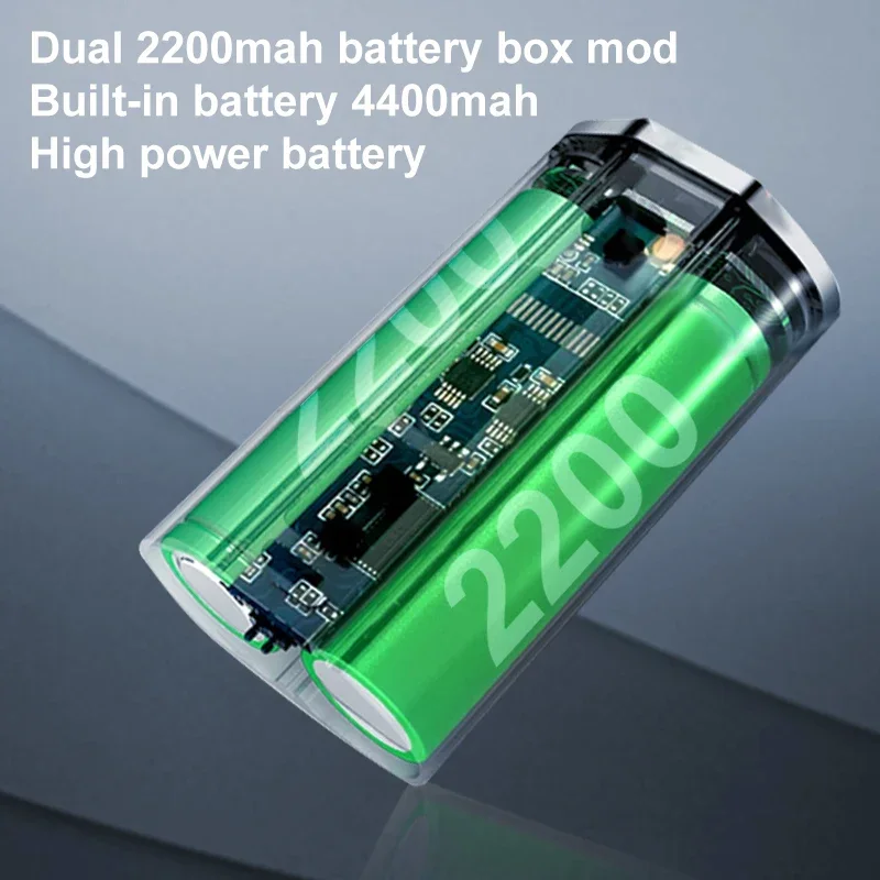 SUB TWO 200W Box Mod Vapor Mod 2200mah Build-in 510 Thread Battery Digital&LED Screen Adjustable Voltage E Cigarette Vape Mod