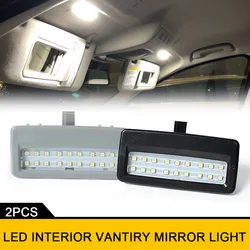2x white led car interior sun visor front dome Mirror Reading Light for BMW BMW 7 Series F01 F02 F03 F04 5series F07 F10 F11