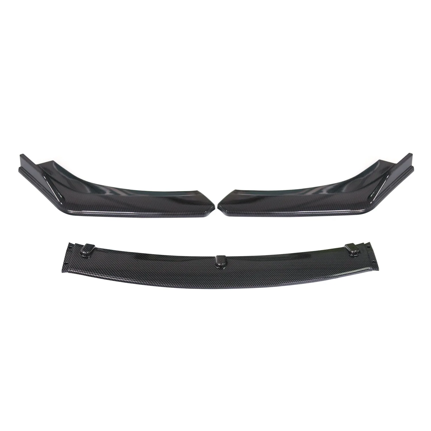 

Car Modification Universal Spoiler Front Shovel Three Section Front Lip Front Chin Front Bumper Carbon Fiber