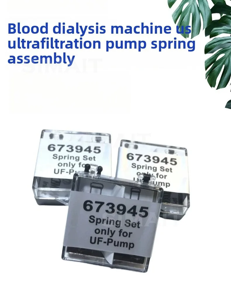 Spring Kit for Frese nius Ultrafiltration Pump, Rubber Bumper Set, Dialysis Machine Replacement Parts