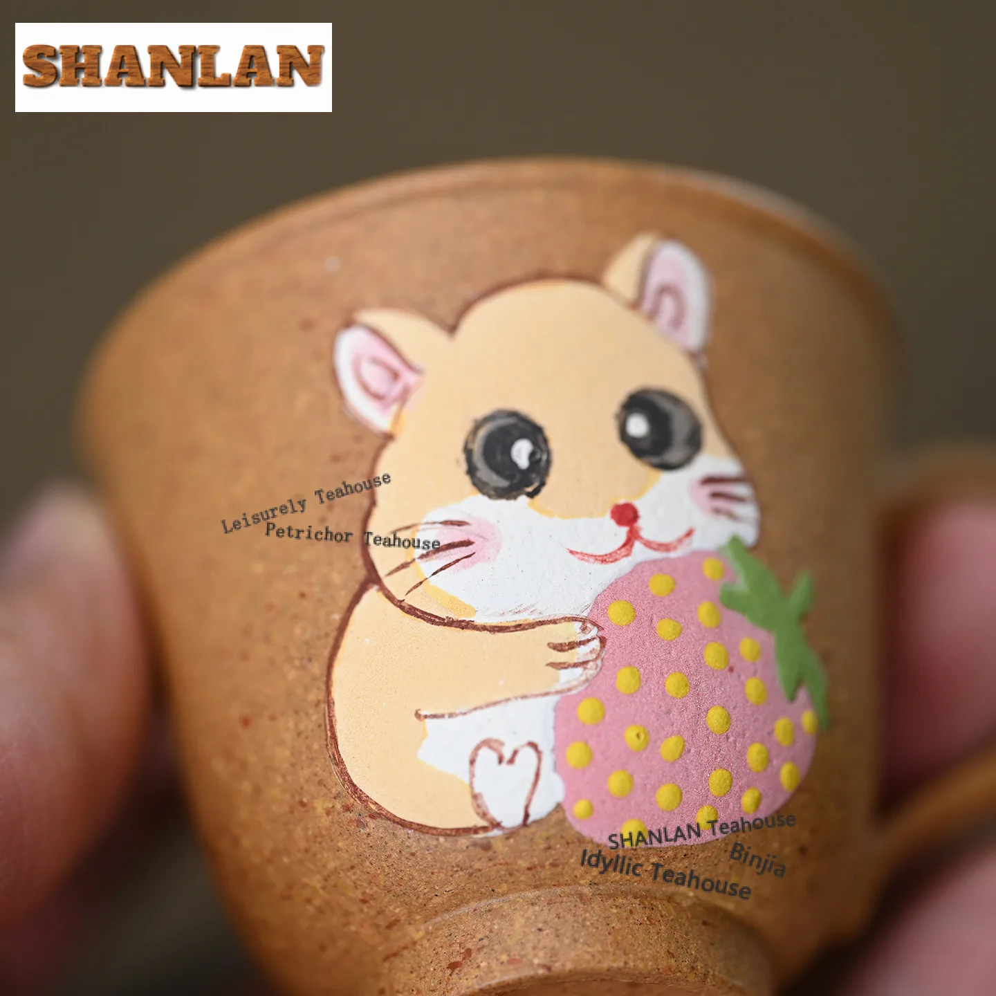 100ml Yixing Purple Sand Section Clay Mouse Teacup Boutique Tea Bowl Set Of Cups Tea-tasting Smelling Cup Chazhan Master Cups